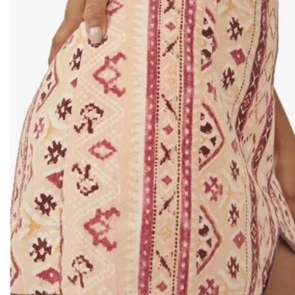 FREE PEOPLE NWT AZTEC CLEO WRAP SKIRT SIZE 12 - Picture 2 of 7